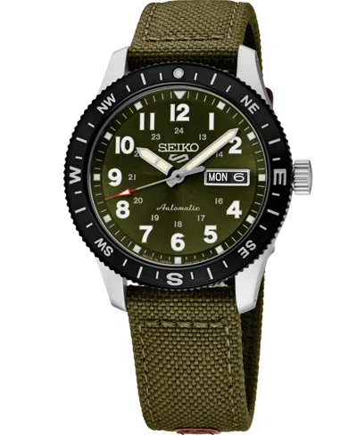 Seiko Men's 5 Sports Silver Stainless Steel Watch 41mm