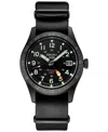 Seiko Men's Automatic 5 Sports Gmt Black Leather Strap Watch 39mm In Black