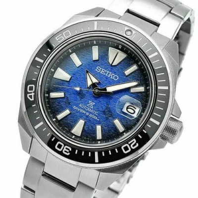 Pre-owned Seiko Men's Automatic Prospex Manta Ray Diver Srpe33j1 (fedex 2 Day Shipping)