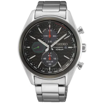 Seiko Men's Chronograph Black Dial Watch