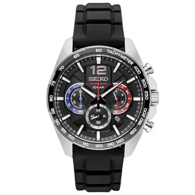 Seiko Men's Chronograph Black Dial Watch