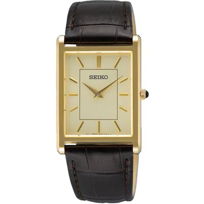 Seiko Men's Classic Gold Dial Watch