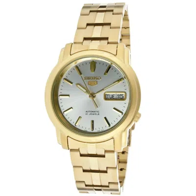 Seiko Men's Classic Silver Dial Watch In Gold
