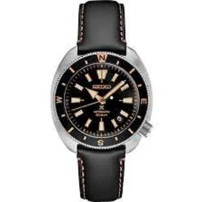 Pre-owned Seiko Men's Coutura Analog Japanese Quartz Black Leather Strap  Srpg17 Watch