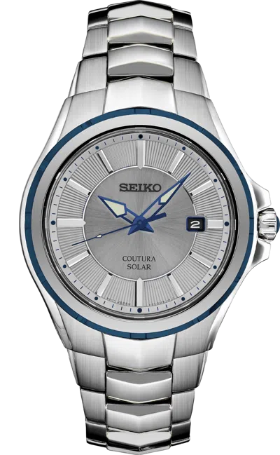 Pre-owned Seiko Men's Coutura Collection Stainless Steel Watch Sne565