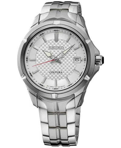 Seiko Men's Coutura Stainless Steel Bracelet Watch 41mm In Silver