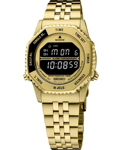 Seiko Men's Essentials Gold-tone Stainless Steel Bracelet Watch 37mm