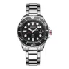 Seiko Men's  200m Casual Black Warrior Solar Energy Watch In Metallic