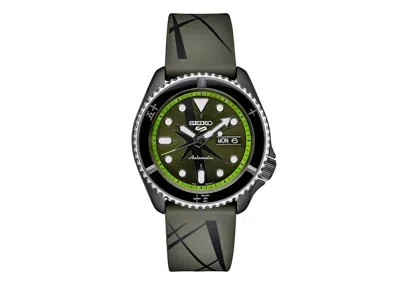 Pre-owned Seiko Men's  5 Sports One Piece Limited Edition Zoro Srph67 Watch In Stainless Steel