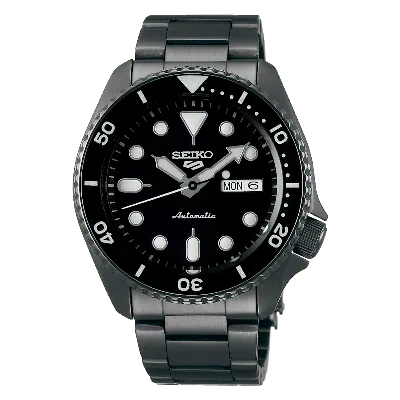 Pre-owned Seiko Men's  5 Sports Srpd65k1 Watch In Stainless Steel