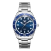 Seiko Men's  Automatic Mechanical Watch Waterproof Blue In Metallic
