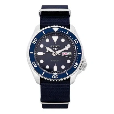 Seiko Men's  Canvas Blue No. 5 Series Watch