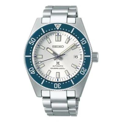 Seiko Men's  Prospex Series 140 Anniversary Limited Edition Mechanical White Dial Blue Steel Strip Wa In Metallic