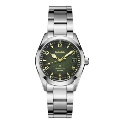 Seiko Men's  Prospex Series 200 Meter Waterproof Sapphire 6r35 Movement Starry Sky Steel Strip Mechan In Metallic