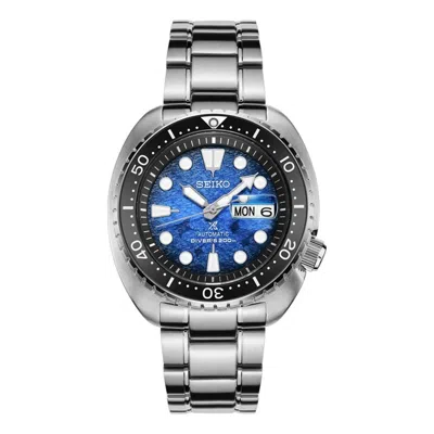 Seiko Men's  Prospex Series Sapphire Lens Case Blue Dial Steel Strip 200 Meter Waterproof Mechanical