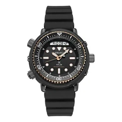 Seiko Men's  Prospex Series Solar Energy Sports Quartz Watch In Black