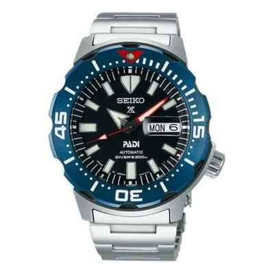 Seiko Men's  Prospex Series Waterproof Mechanical Black In Metallic