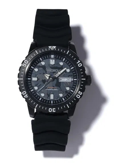 Pre-owned Seiko Men's  X Bape Szel004 Watch In Stainless Steel