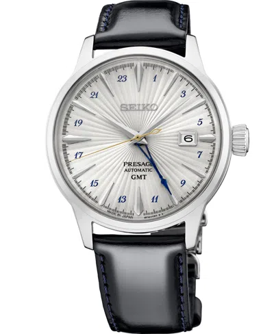 Seiko Men's Silver Stainless Steel Dial Bracelet Watch, 40.5mm In Pink