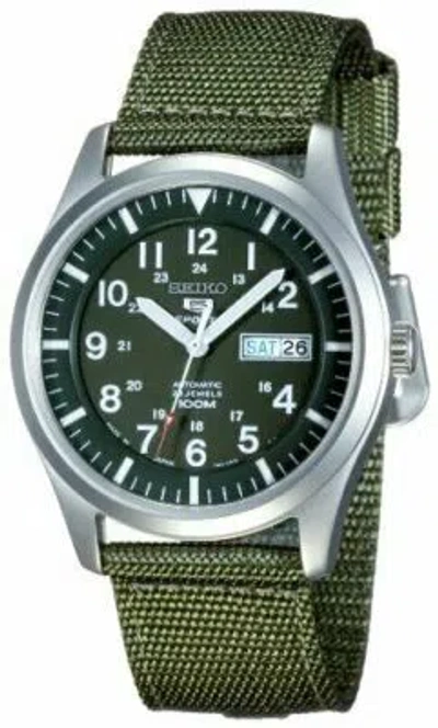 Pre-owned Seiko Mens 5 Sports Analog Dress Automatic Japan Watch Snzg09j1
