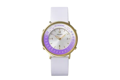 Pre-owned Seiko Metronome Watch Casual & Standard Line Collection All 10 Colors Quartz In Purple