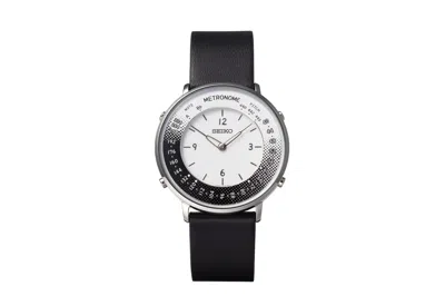 Pre-owned Seiko Metronome Watch Casual Line Black Smw001b Jp