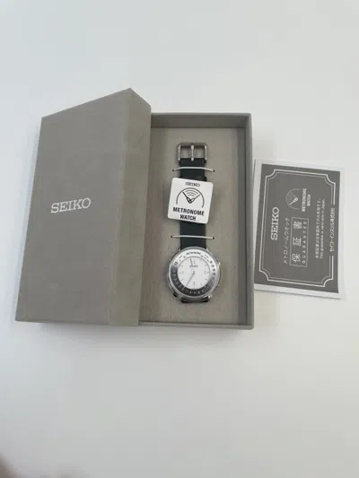 Pre-owned Seiko Metronome Watch Casual Line Color Monotone Smw001b From Japan