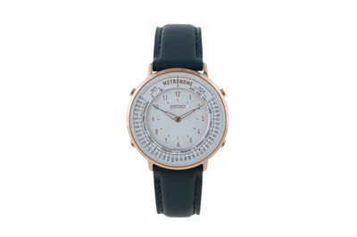 Pre-owned Seiko Metronome Watch Elegant Series White×navy Smw002apn Jp
