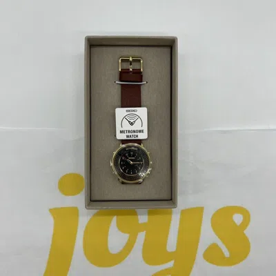 Pre-owned Seiko Metronome Watch Standard Line Color Dark Brown Smw001a From Jp