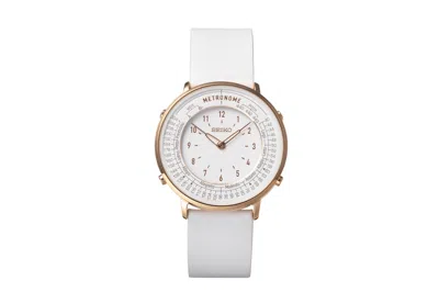 Pre-owned Seiko Metronome Watch Standard Line Color White Smw002a Japan