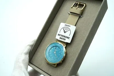 Pre-owned Seiko Metronome Watch Standard Line Smw006a With Box Color Turquoise Japan