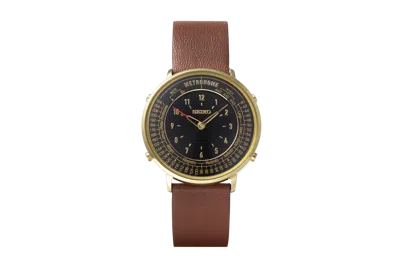 Pre-owned Seiko Metronome Watch Standard Line Various Colors In Darkbrown Smw001a