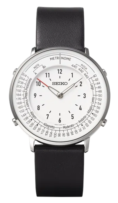 Pre-owned Seiko Metronome Watch Standard Line Wrist Watch Variation Color Smw00 In Monotone