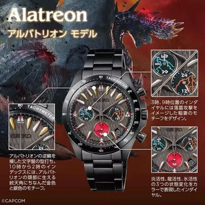 Pre-owned Seiko Monster Hunter  20th Anniversary Watch Alatreon 2024 Psl