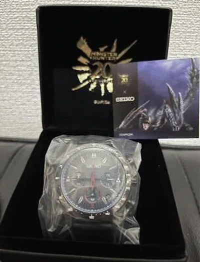 Pre-owned Seiko Nargacuga Monster Hunter  20th Anniversary Watch 2024