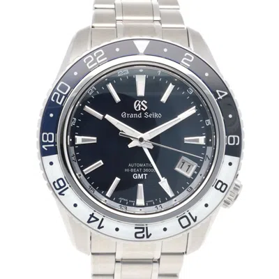 Pre-owned Seiko Navy Stainless Steel Wristwatch ()