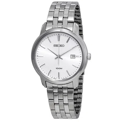Seiko Neo Classic Silver Dial Men's Watch Sur257p1 In Metallic