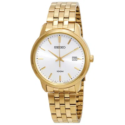 Seiko Neo Classic Silver Dial Men's Watch Sur264p1 In Gold