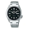 Seiko No. 5 Japan Waterproof Automatic Mechanical Sports Black In Metallic
