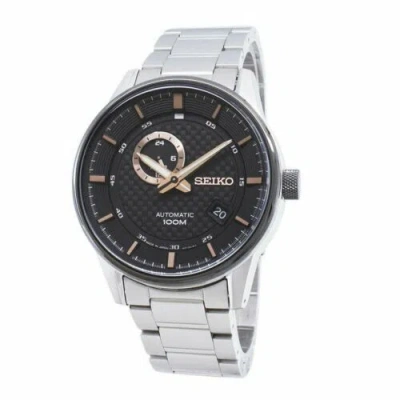 Pre-owned Seiko Original  Analog Business Automatic Silver Mens Ssa389j1 Watch Us3