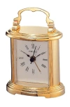 Seiko Peyton Gold-tone Carriage Alarm Clock In Gold