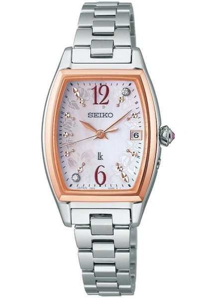 Pre-owned Seiko Pre-order  Lukia Grow Feiler Liarose Petite Ssqw090 Women's Watch Solar