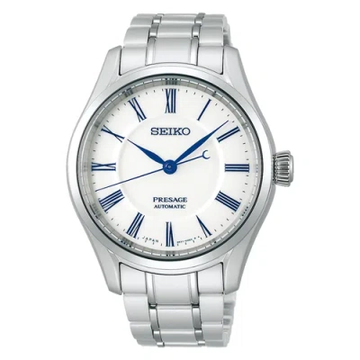 Pre-owned Seiko Presage Arita Porcelain Dial "hakuji" Sarx095 / Spb293j1 Usus