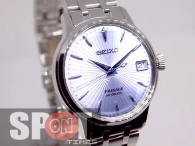 Pre-owned Seiko Presage Cocktail Mockingbird Automatic Ladies Watch Srp841j1