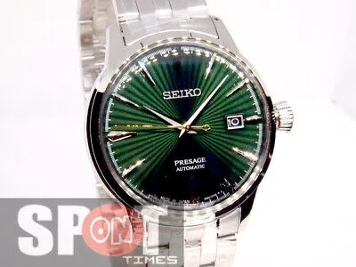 Pre-owned Seiko Presage Cocktail Mockingbird Automatic Men's Watch Srpe15j1
