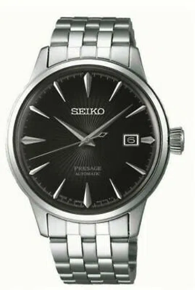 Pre-owned Seiko Presage Cocktail Mockingbird Automatic Men's Watch Srpe17j1