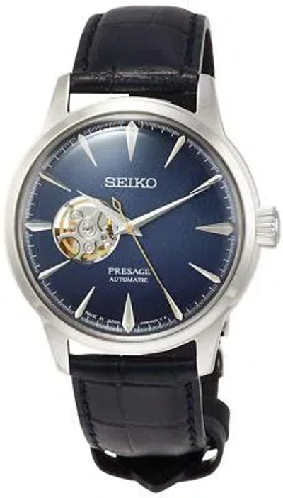 Pre-owned Seiko Presage Cocktail Series Sary155 Mechanical Automatic Men's Watch Black