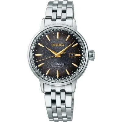Pre-owned Seiko Presage Cocktail Time Star Bar Srrw003 Women's Watch Date 2024