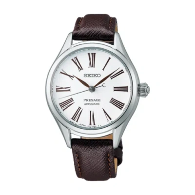 Pre-owned Seiko Presage Enamel Dial Lady's Watch Srrx001 / Spb233j1 Usus