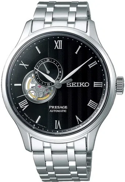 Pre-owned Seiko Presage Mens Automatic Black Dial Stainless Steel Ssa377j1 / Sary093 Us4